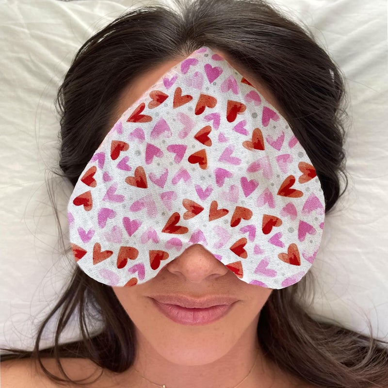 stillnus Weighted Heart Eye Pillow with Organic Lavender & Flaxseed – Relaxation Gift for Women, Meditation Tool, Mindful Rest, Cooling Eye Mask, Wellness Self-Care Kit - Image 5
